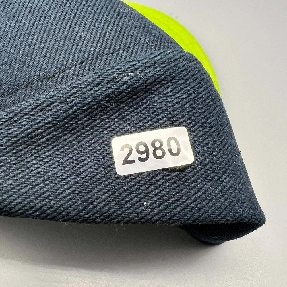 Air Jordan Hat Men 7 1/8‎ Navy Green Embroidered Jumpman Fitted Cap